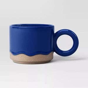 Blue Stoneware Mug